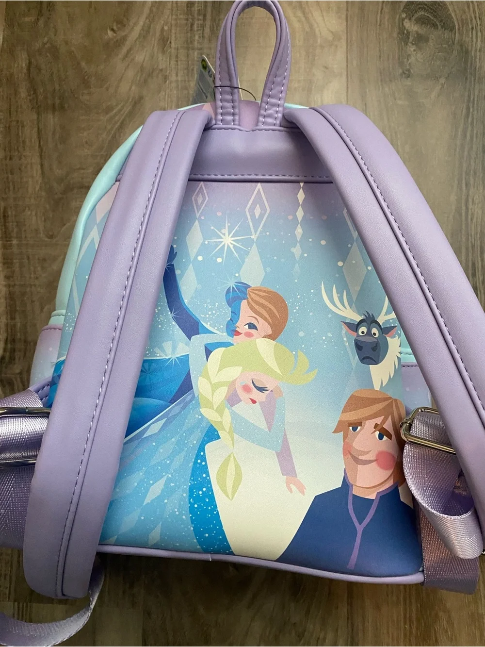 Frozen Castle Loungefly Disney backpack with tags